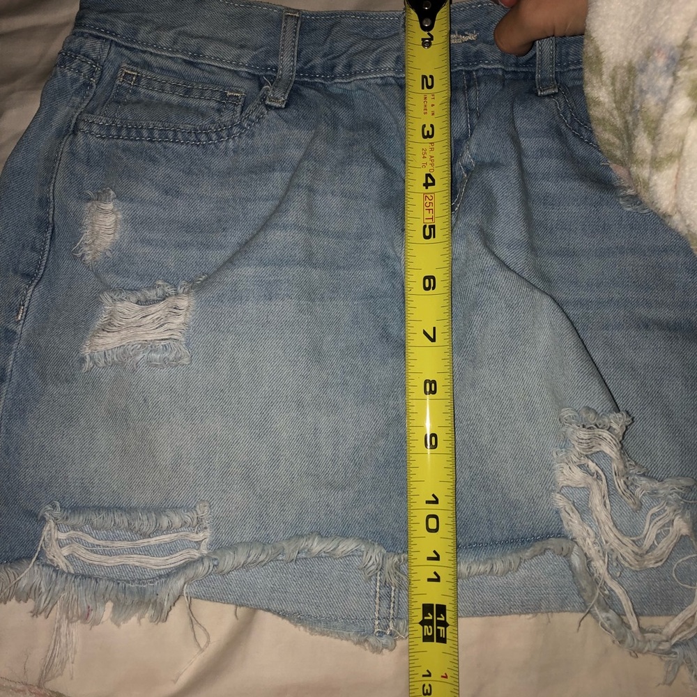 Old Navy Blue Jean Skirt - Picture 6 of 6